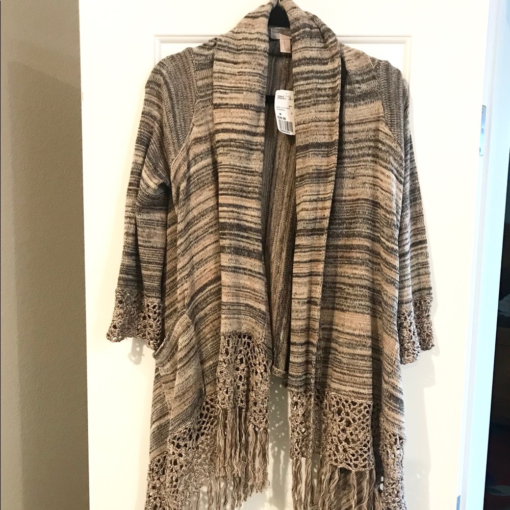 Multi-Colored Cardigan. NWT